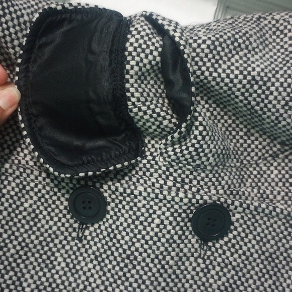 Philippe Adec Paris Black and White Micro Checkered Blazer Jacket - Picture 5 of 11